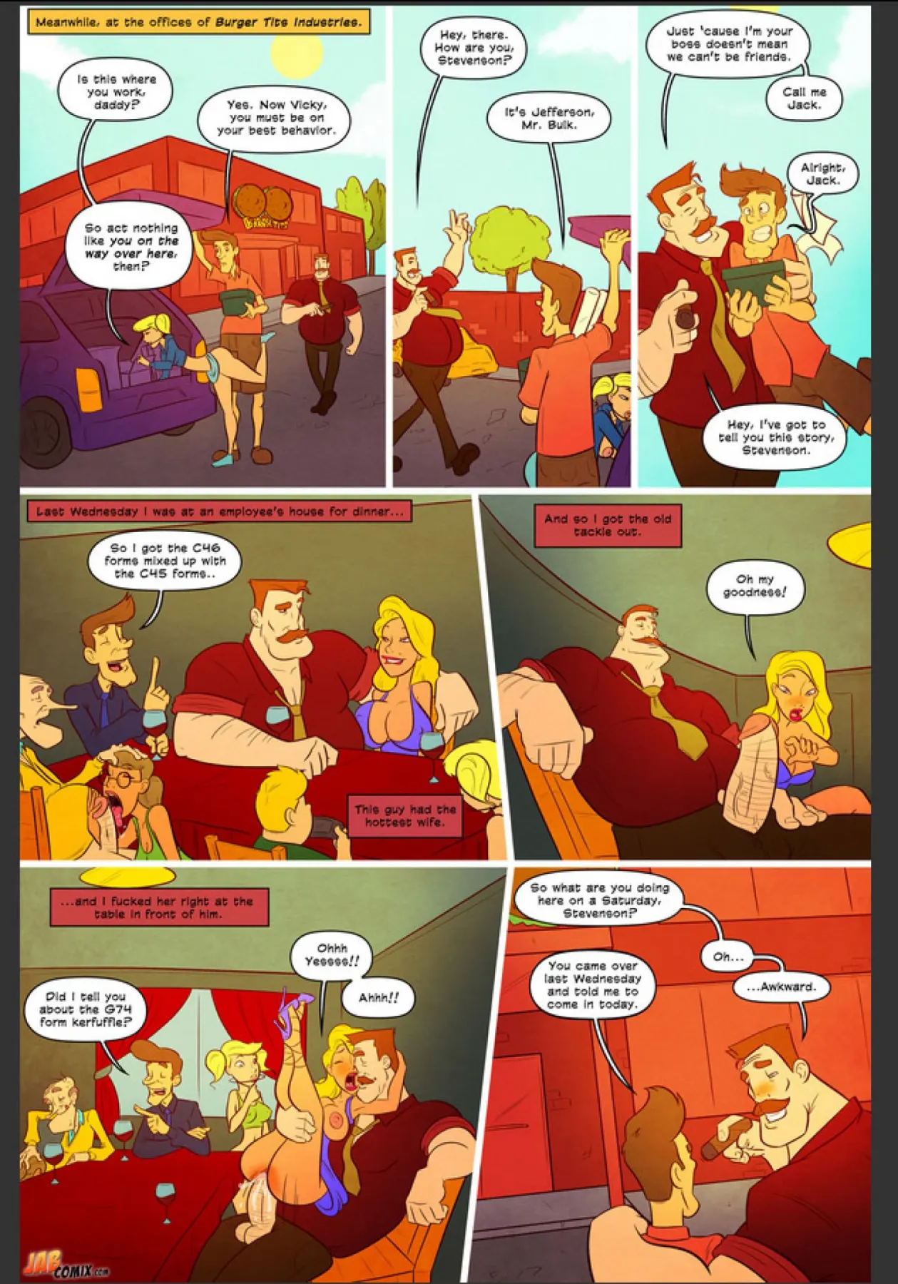 Grumpy Old Man Jefferson  (Chapter 05 - Here Cum The Girls) — page 19