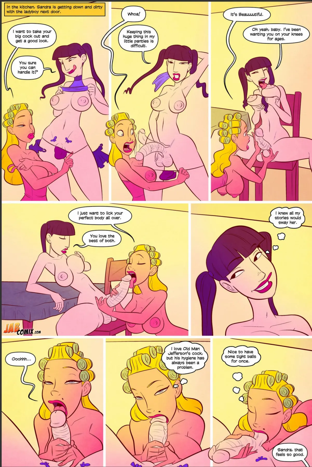 Grumpy Old Man Jefferson  (Chapter 05 - Here Cum The Girls) — page 22
