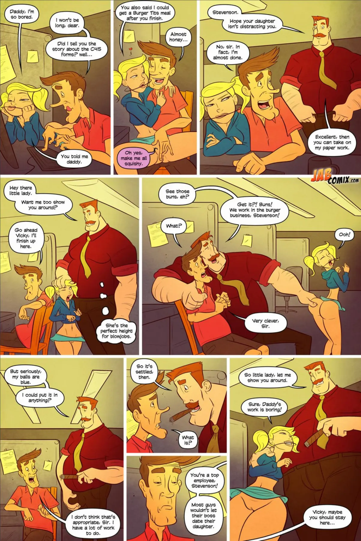 Grumpy Old Man Jefferson  (Chapter 05 - Here Cum The Girls) — page 23