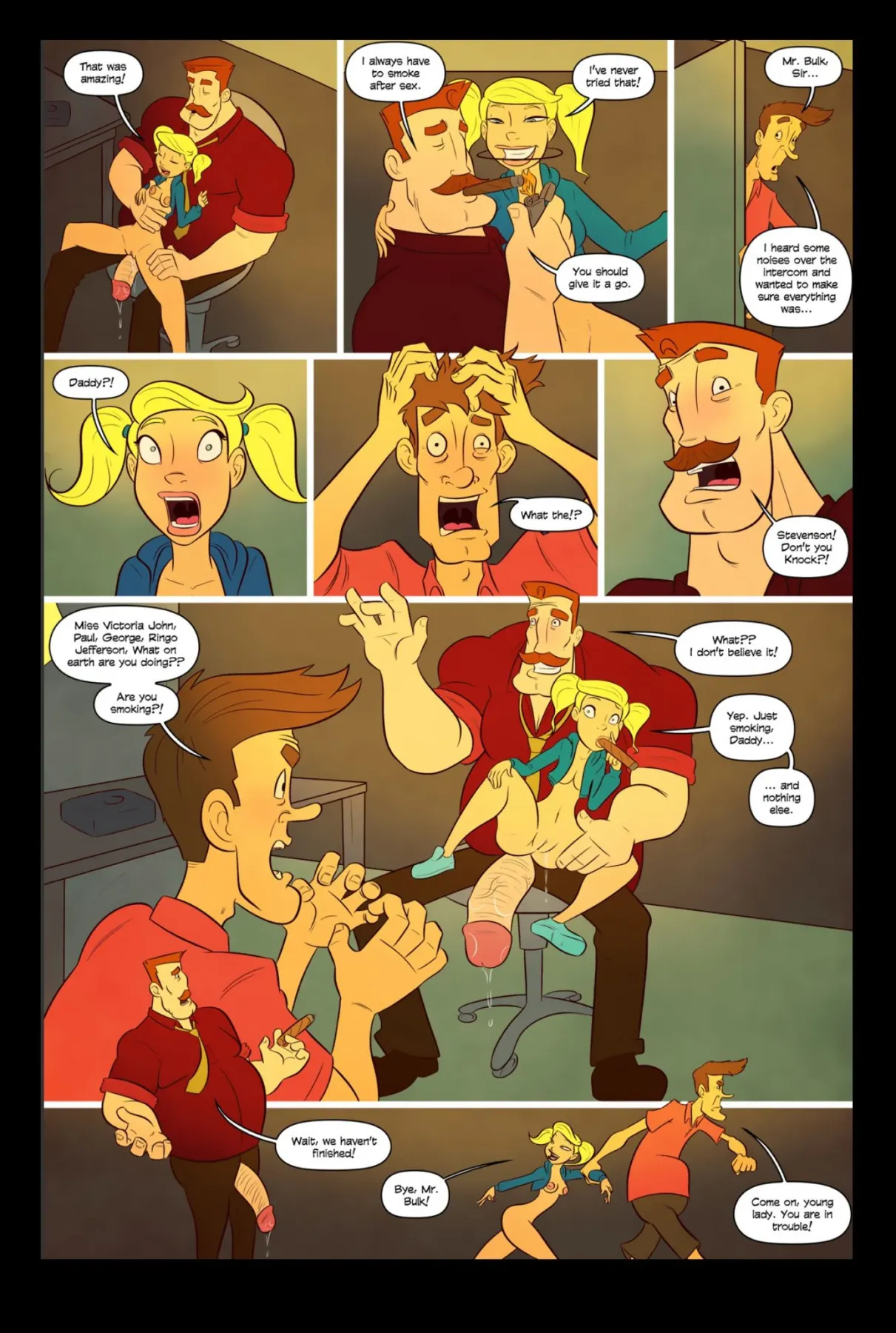 Grumpy Old Man Jefferson  (Chapter 05 - Here Cum The Girls) — page 31