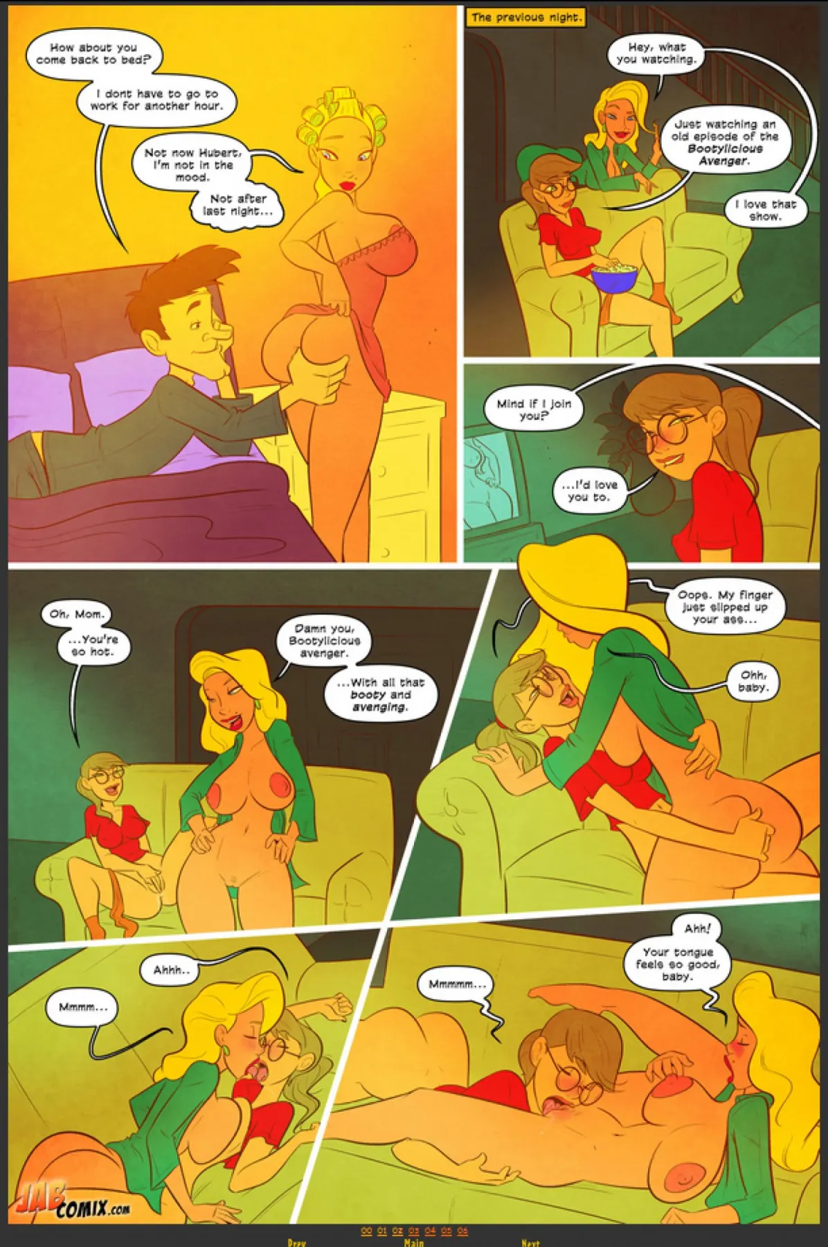 Grumpy Old Man Jefferson  (Chapter 05 - Here Cum The Girls) — page 7