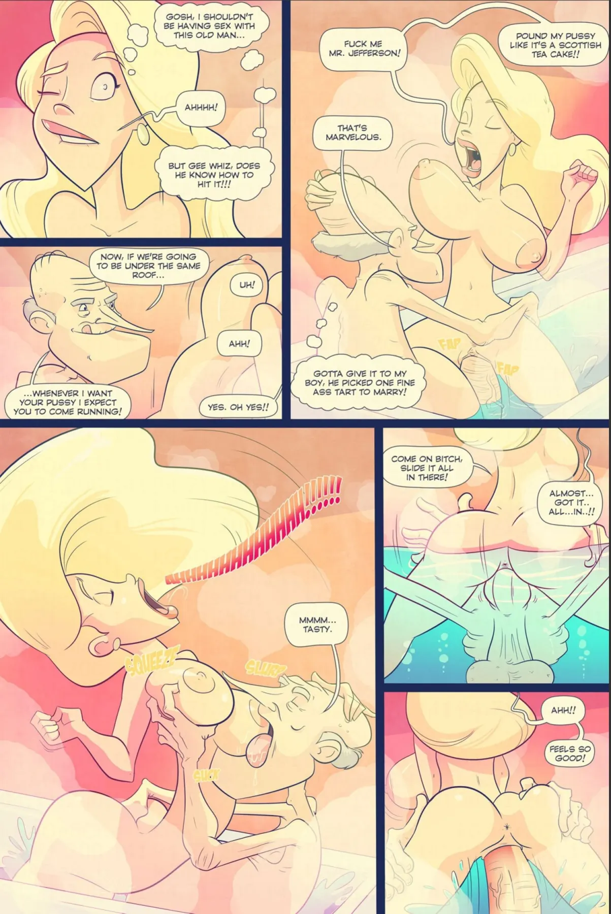 Grumpy Old Man Jefferson  (Chapter 02 - The Washing Of The Wrinkly Balls) — page 13