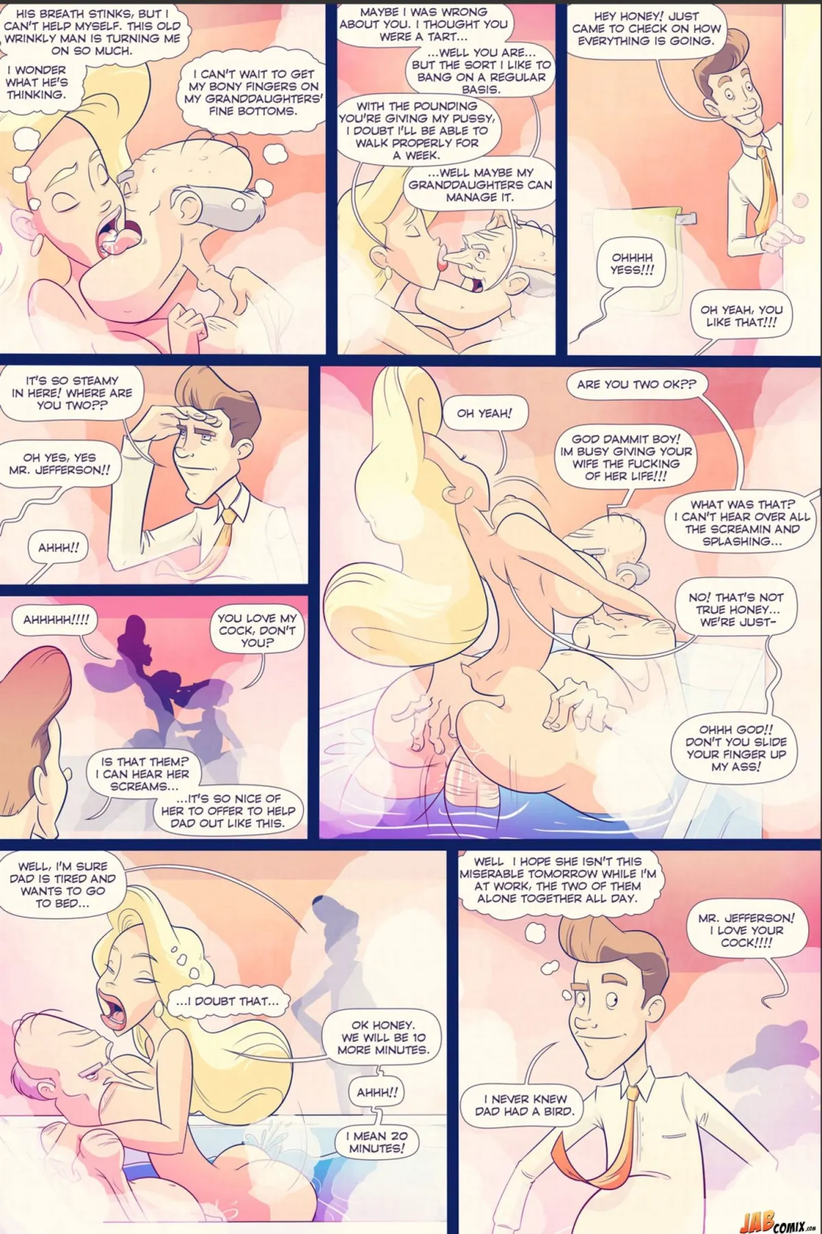 Grumpy Old Man Jefferson  (Chapter 02 - The Washing Of The Wrinkly Balls) — page 14