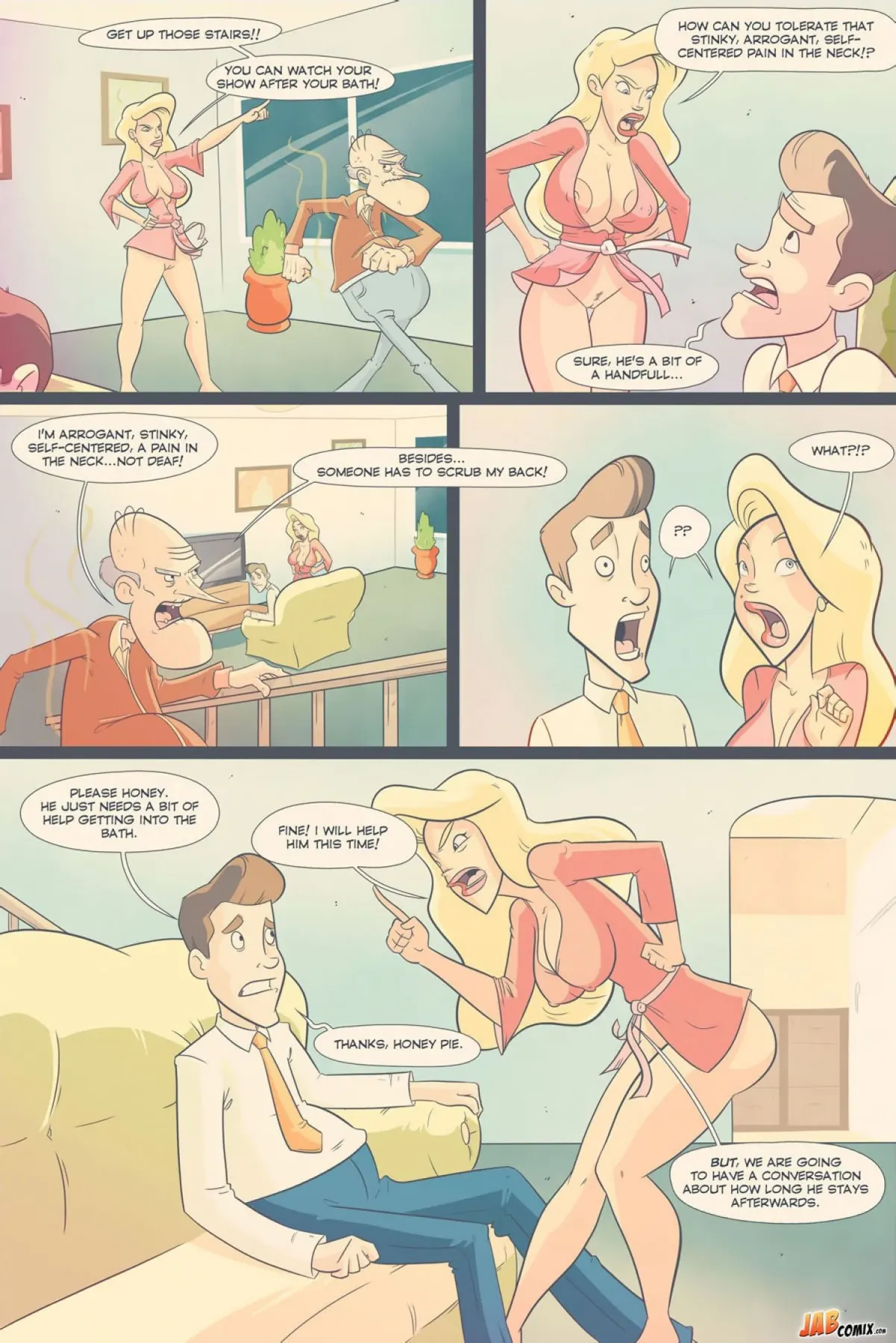 Grumpy Old Man Jefferson  (Chapter 02 - The Washing Of The Wrinkly Balls) — page 3