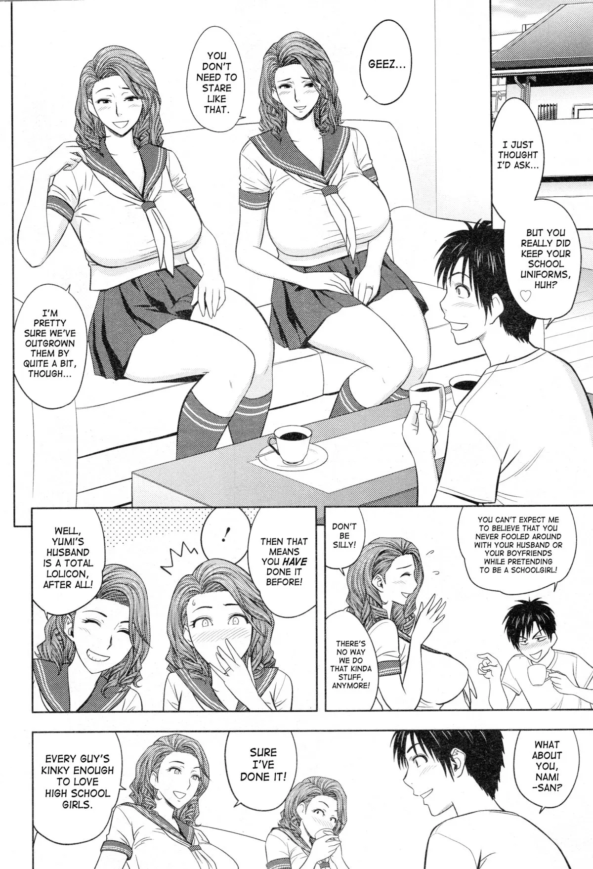 Twin MILF  (Chapter 07 - Sailor Uniform And Naked Gun) — page 2