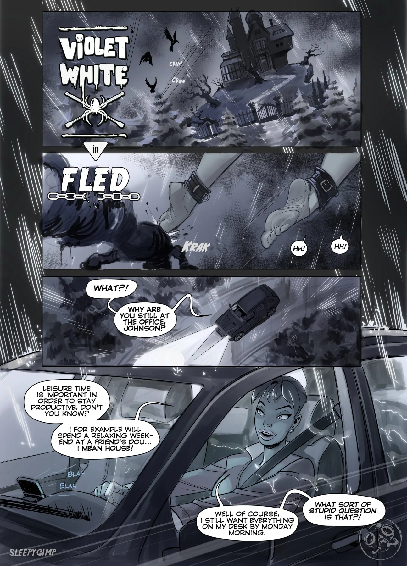 Violet White In Fled  (Chapter 01) — page 1