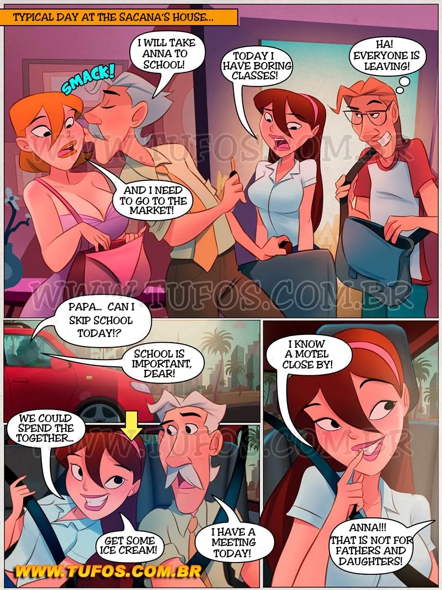 Naughty Fam  (Chapter 45 - Skipping School) — page 2