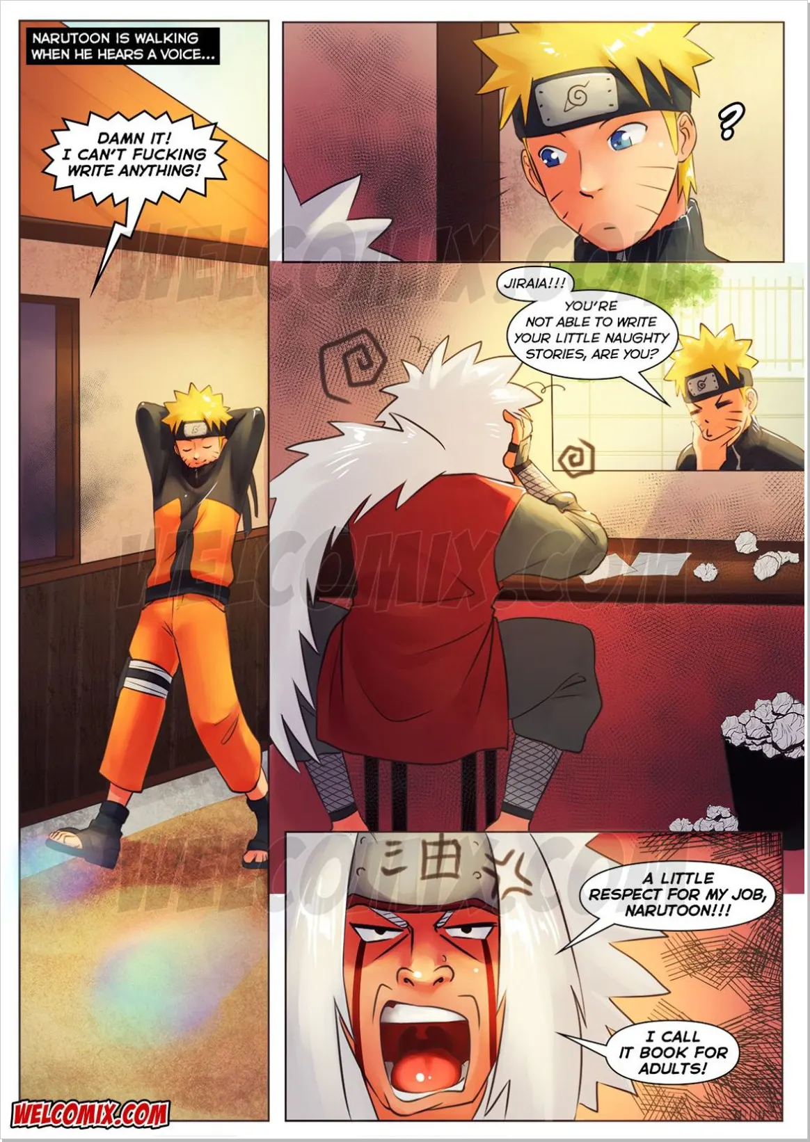 Narutoon  (Chapter 2 - The Erotic Book Writer) — page 2
