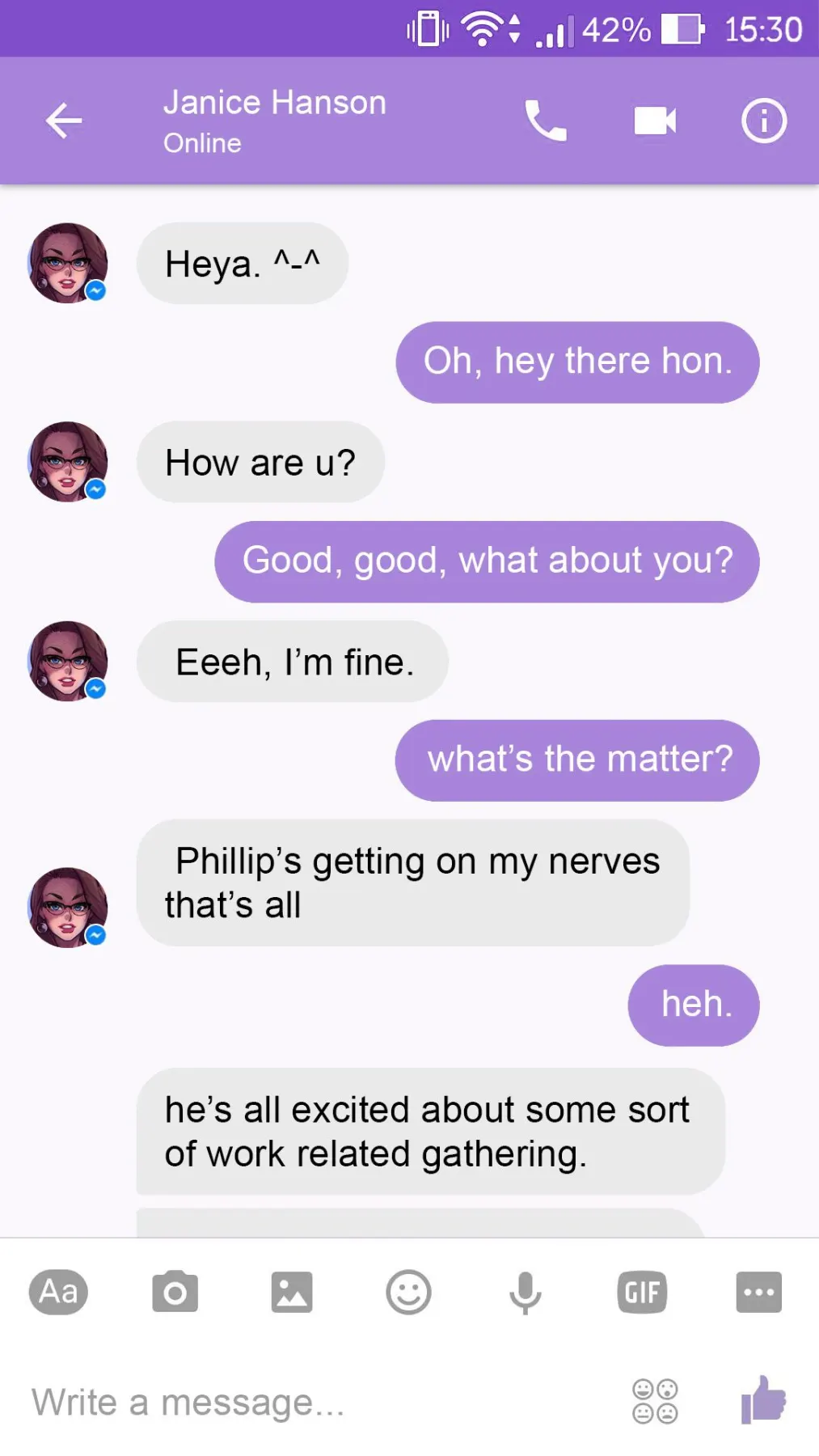 Chat With Janice  (Chapter 1) — page 1