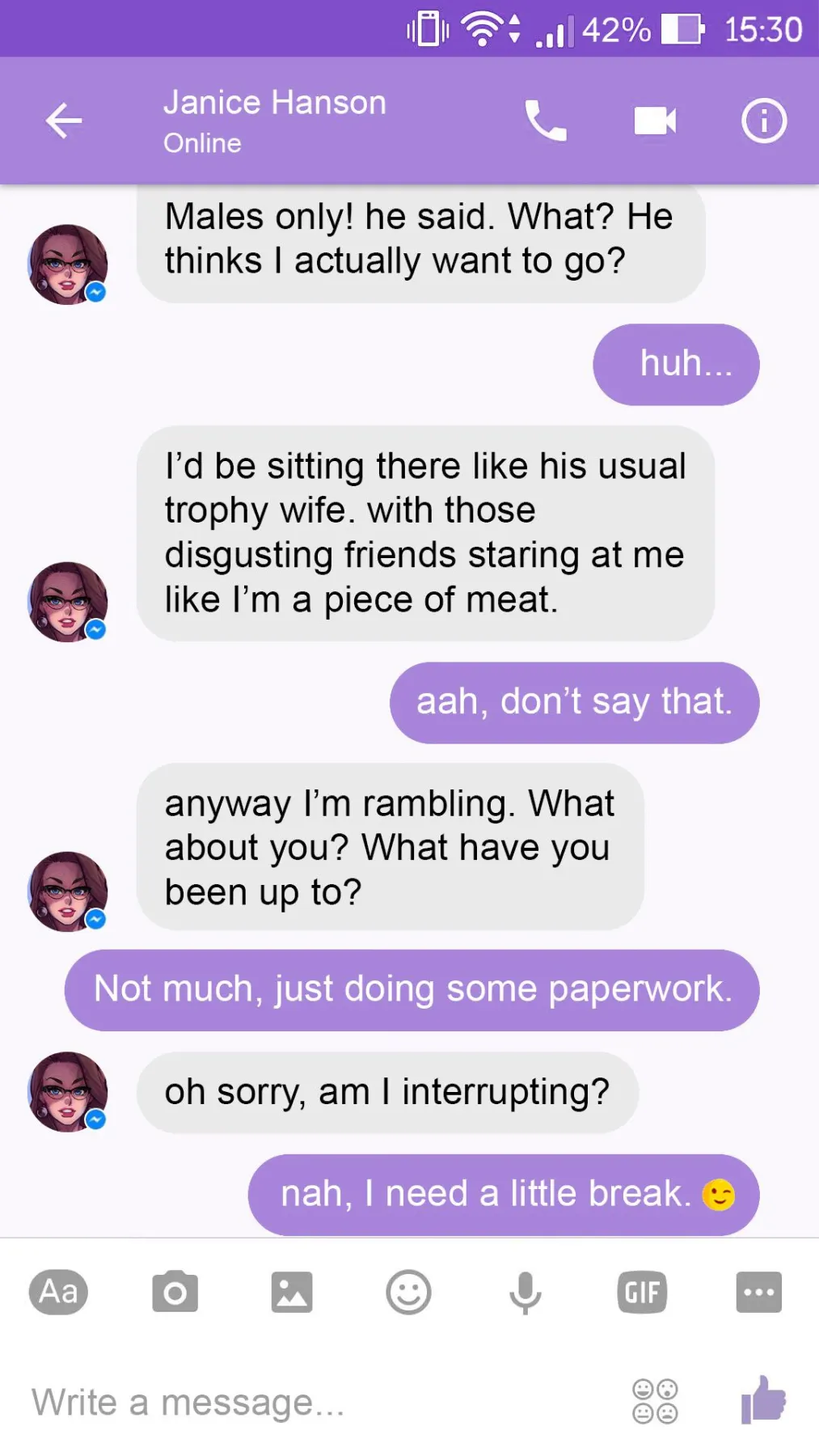 Chat With Janice  (Chapter 1) — page 2