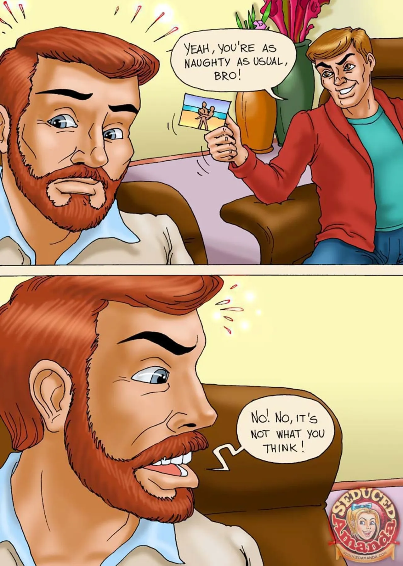 Seduced Amanda  (Chapter 13 - Dad And His Brother) — page 3