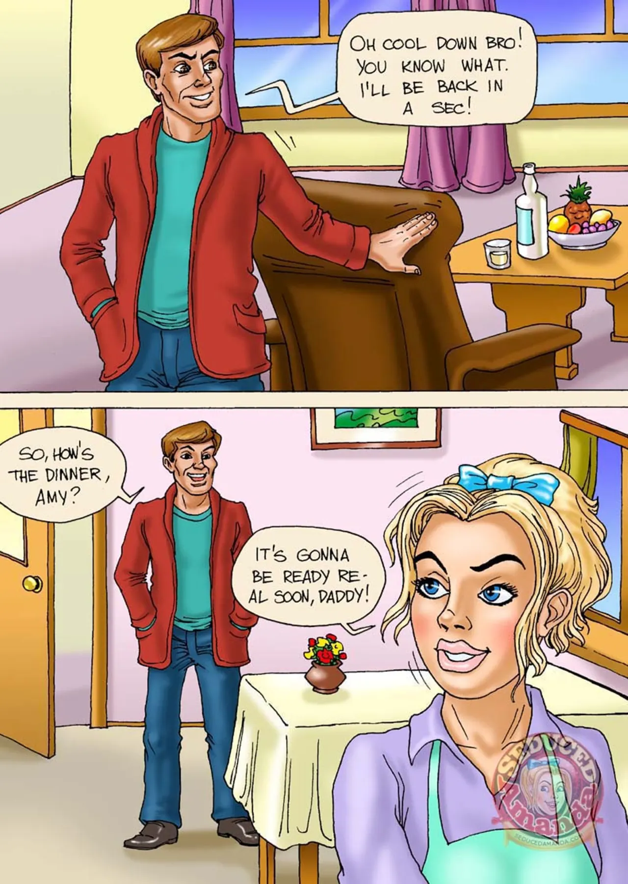 Seduced Amanda  (Chapter 13 - Dad And His Brother) — page 4