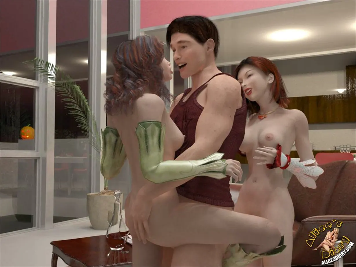 Alice/s Diary  (Chapter 69 - Two Slutty Witches And One Lucky Guy) — page 37