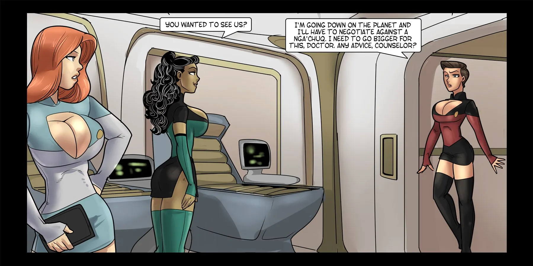 Galaxy Jaunt Star Trek  (Chapter 01) — page 12