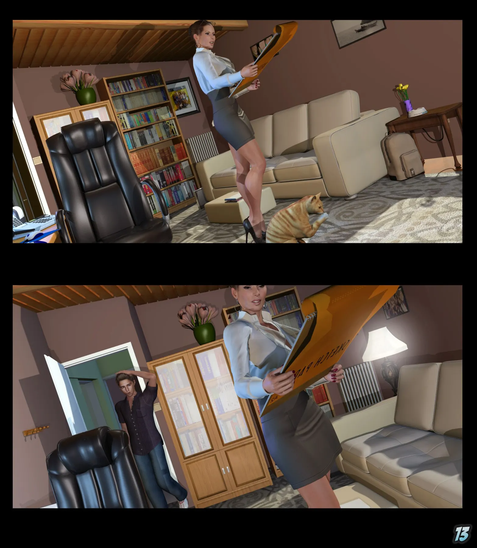 Tied Mom  (Chapter 3) — page 13