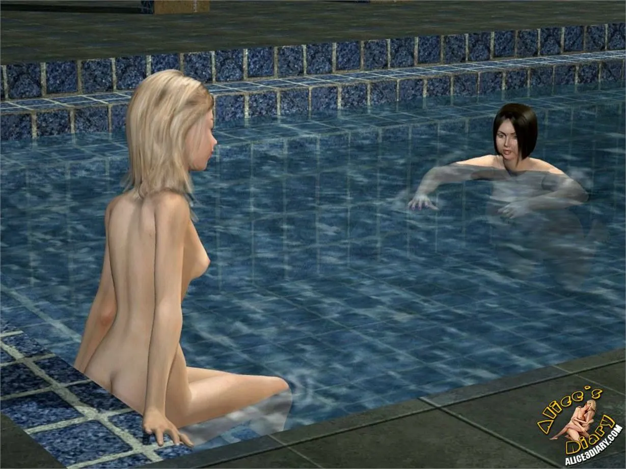 Alice/s Diary  (Chapter 10 - Bathhouse The Best Place For Lesbian Orgy) — page 9