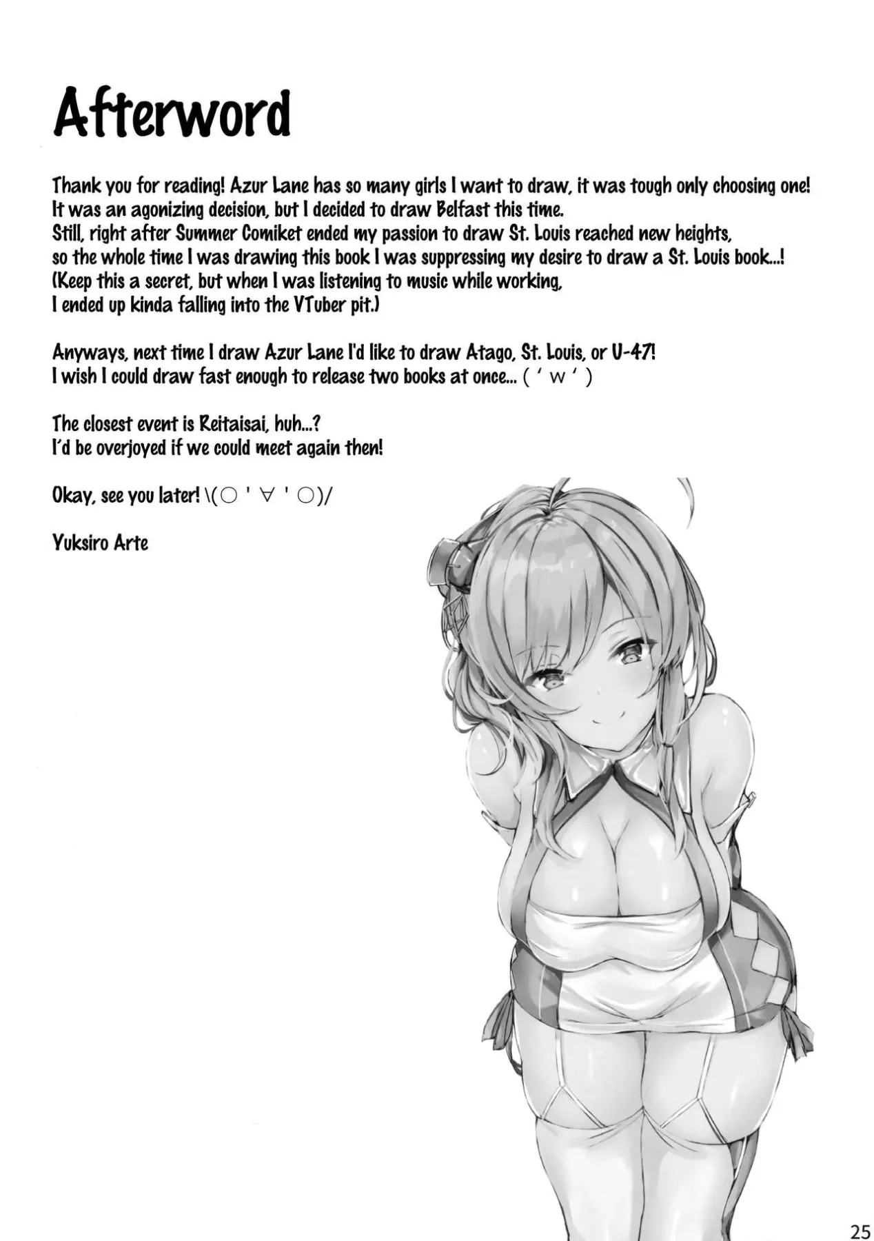 Learning Manners With Belfast - Azur Lane  (Chapter 01) — page 24