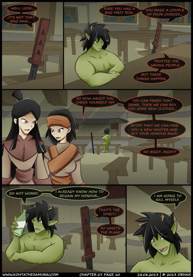 Kohta The Samurai  (Chapter 07 - Beginnings) — page 10