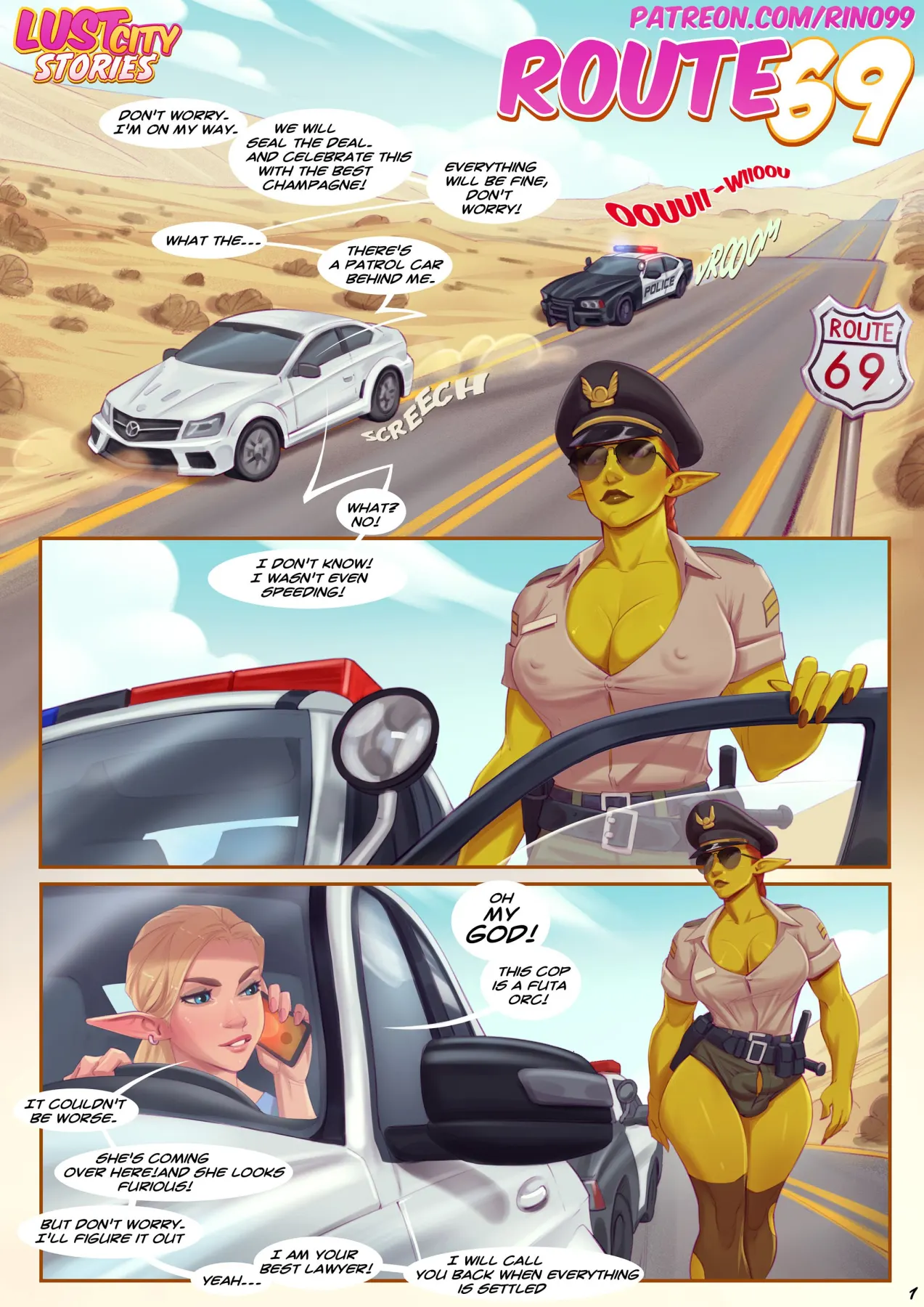 Route 69  (Chapter 01 - Female) — page 1