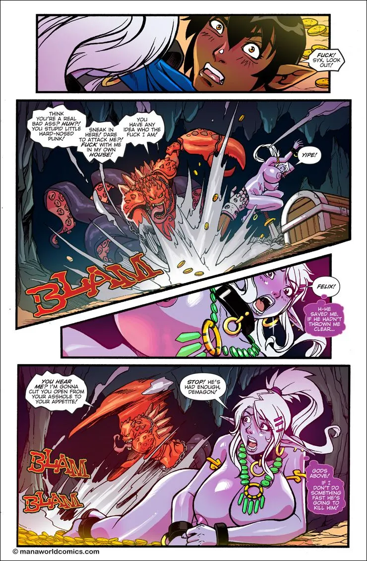 Main Comic Series  (Chapter 11 - Blood In The Water) — page 8