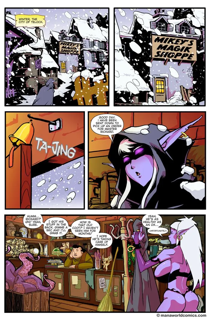 Main Comic Series  (Chapter 02 - Mikey/s Magic Shop) — page 1