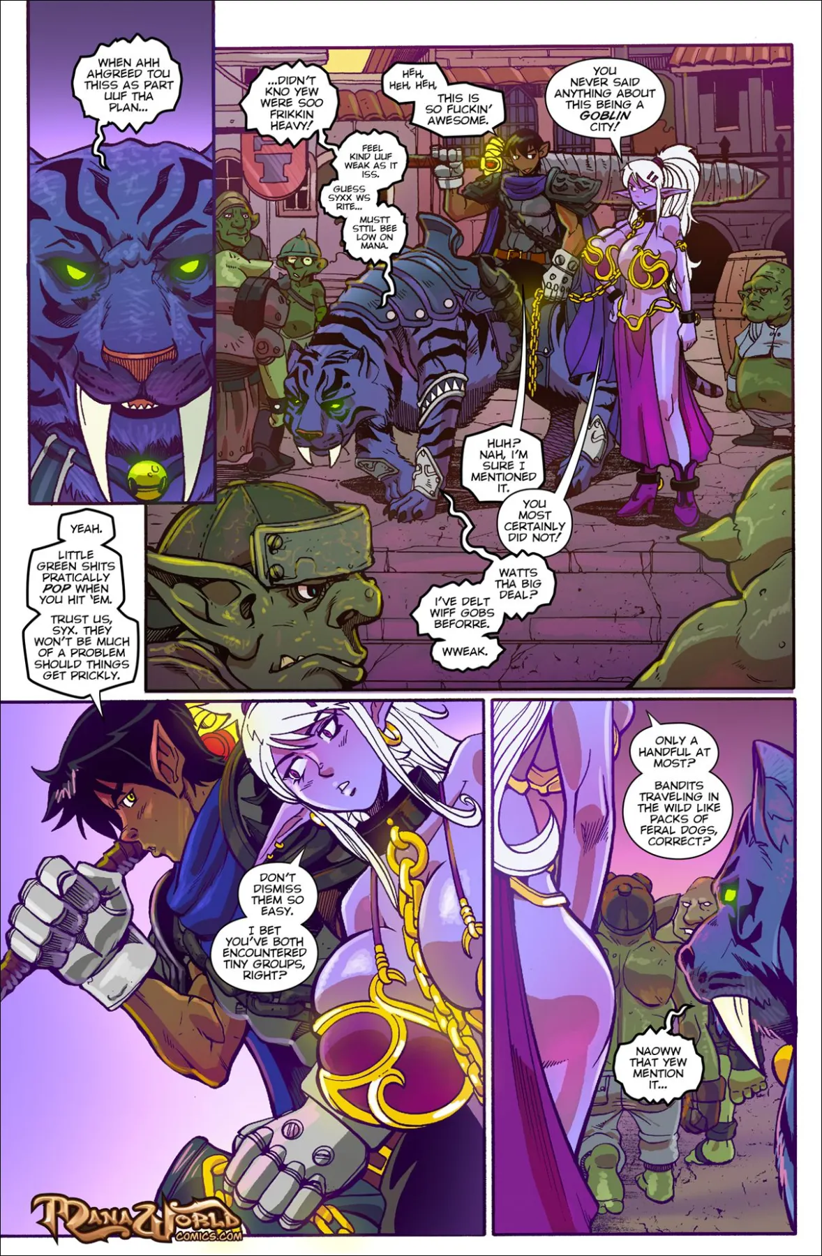 Main Comic Series  (Chapter 17 - Something... Green) — page 7