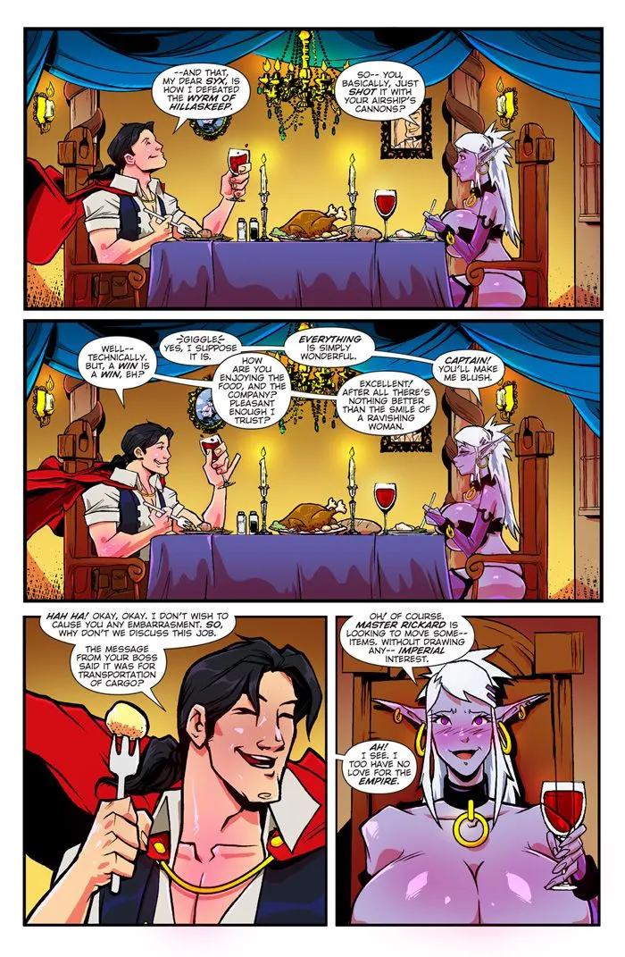 Main Comic Series  (Chapter 05 - Cum Aboard) — page 2