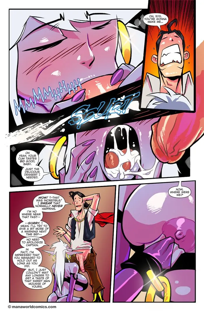 Main Comic Series  (Chapter 05 - Cum Aboard) — page 9