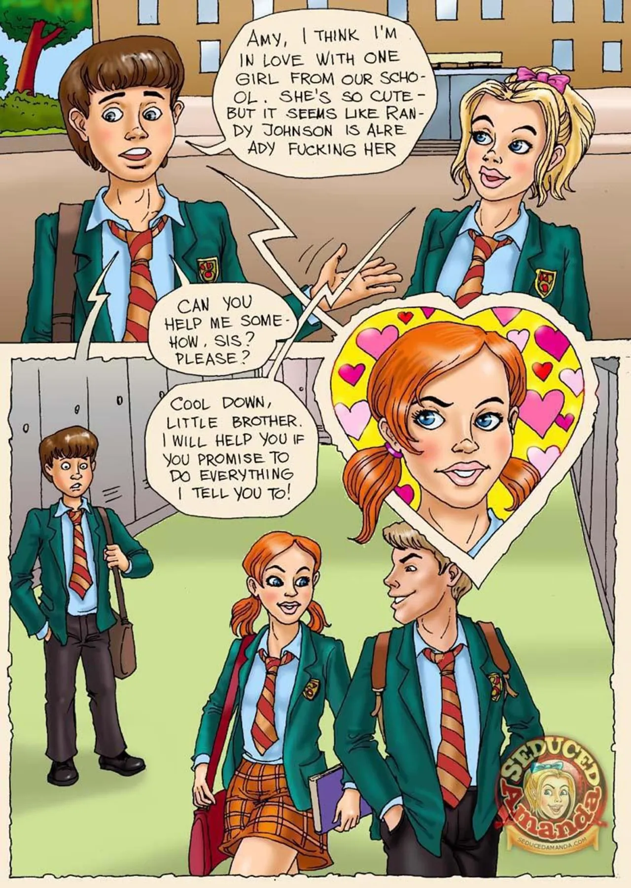 Seduced Amanda  (Chapter 19 - Helping My Brother Out) — page 1