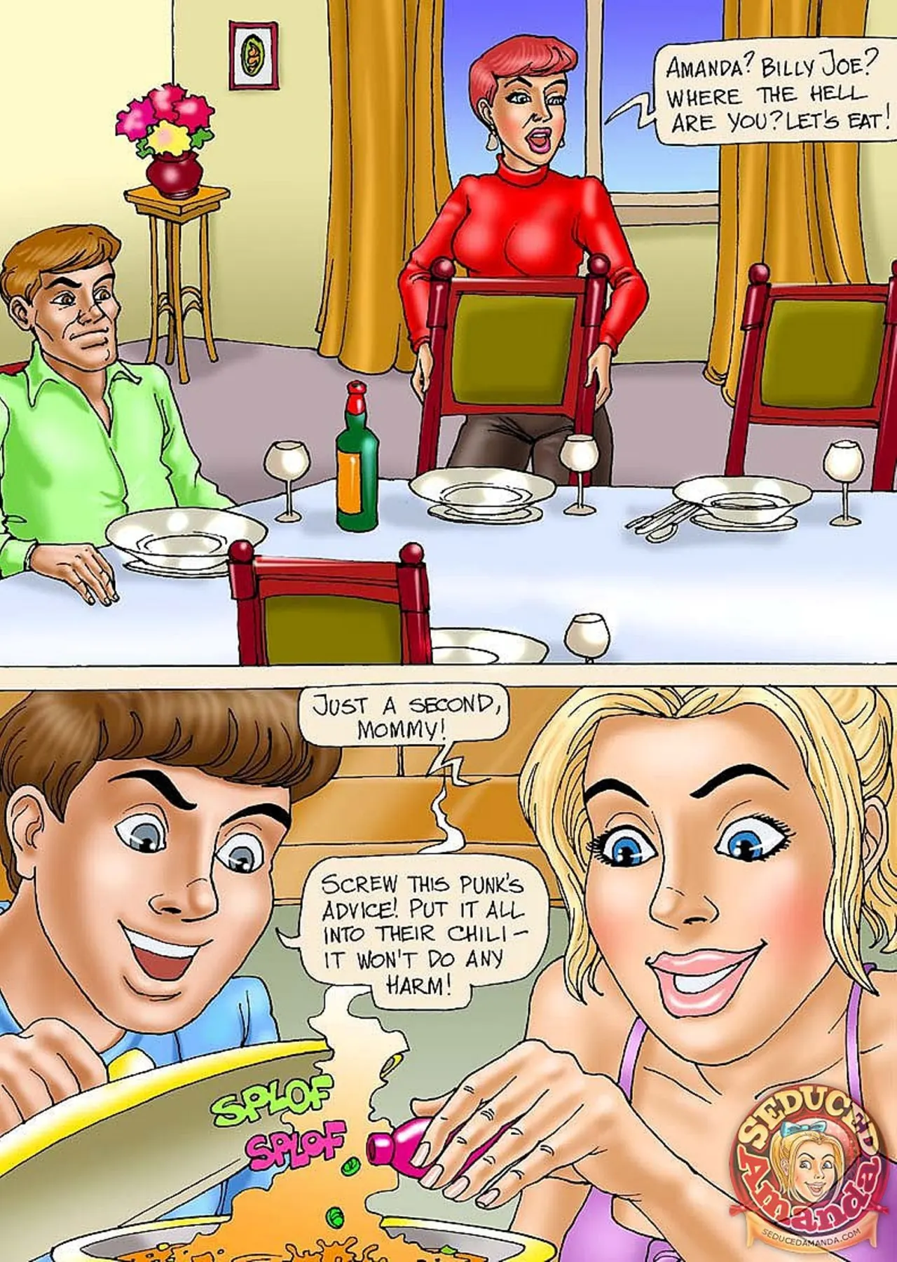Seduced Amanda  (Chapter 03 -  A Family Orgy) — page 6