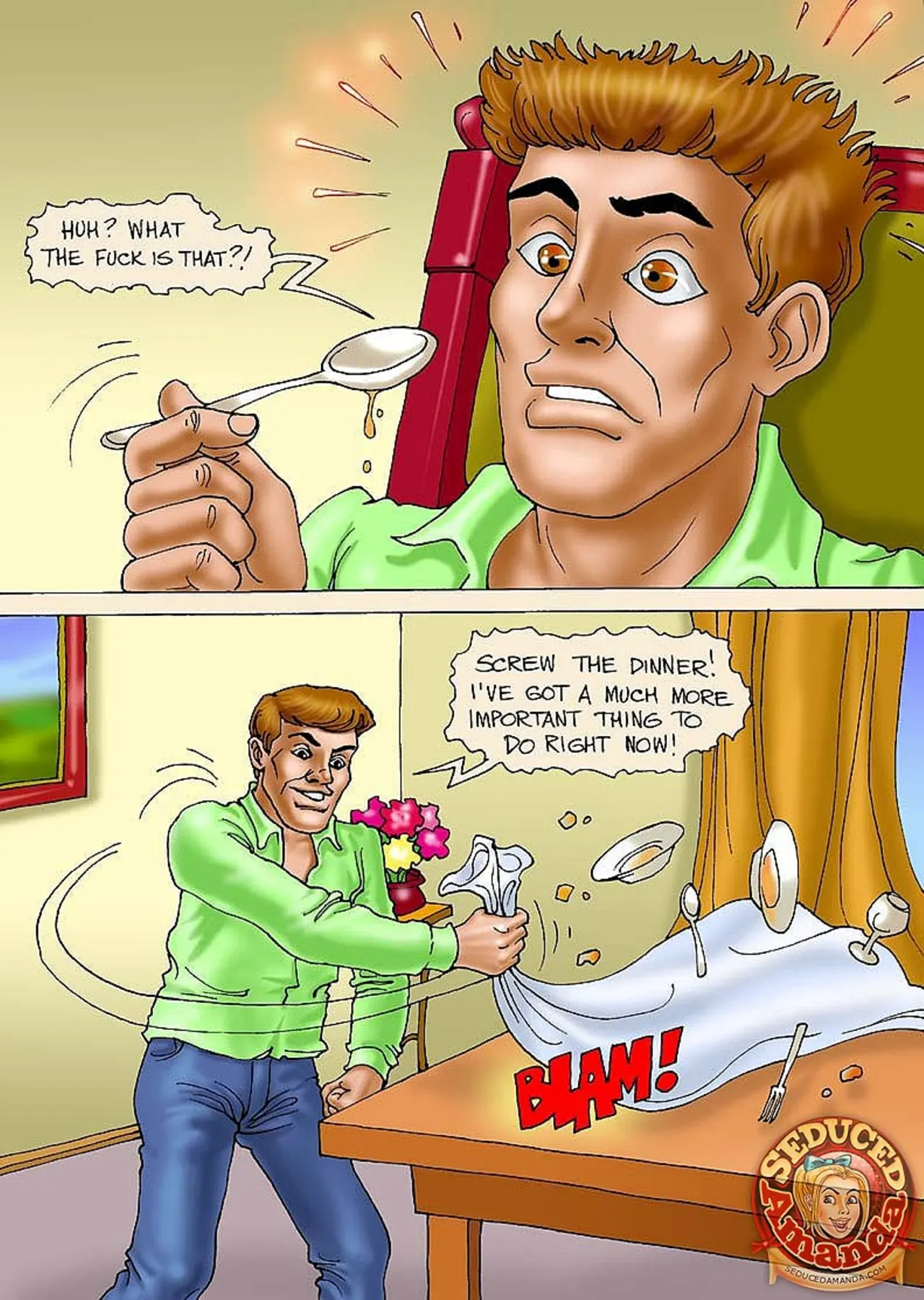 Seduced Amanda  (Chapter 03 -  A Family Orgy) — page 8