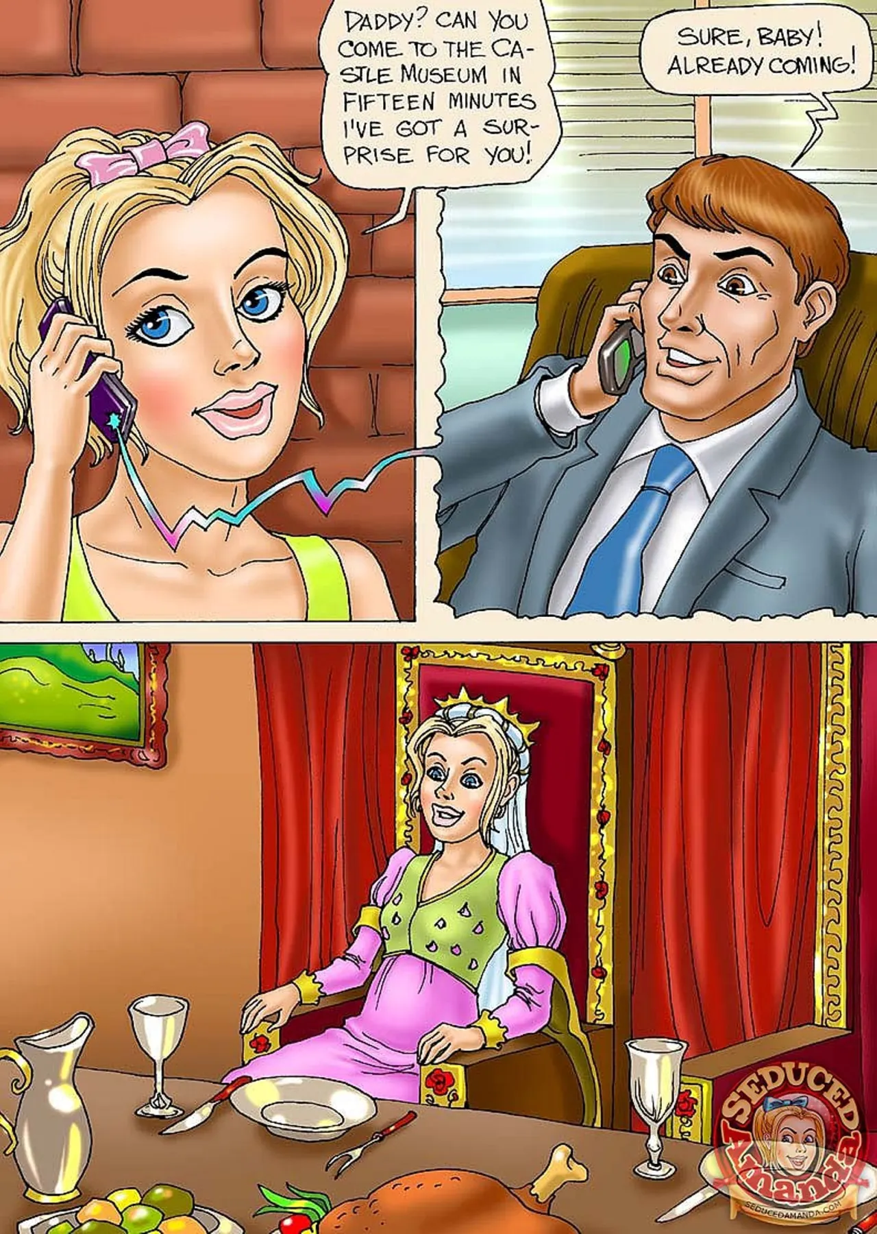 Seduced Amanda  (Chapter 01 - A Candlelit Dinner) — page 4