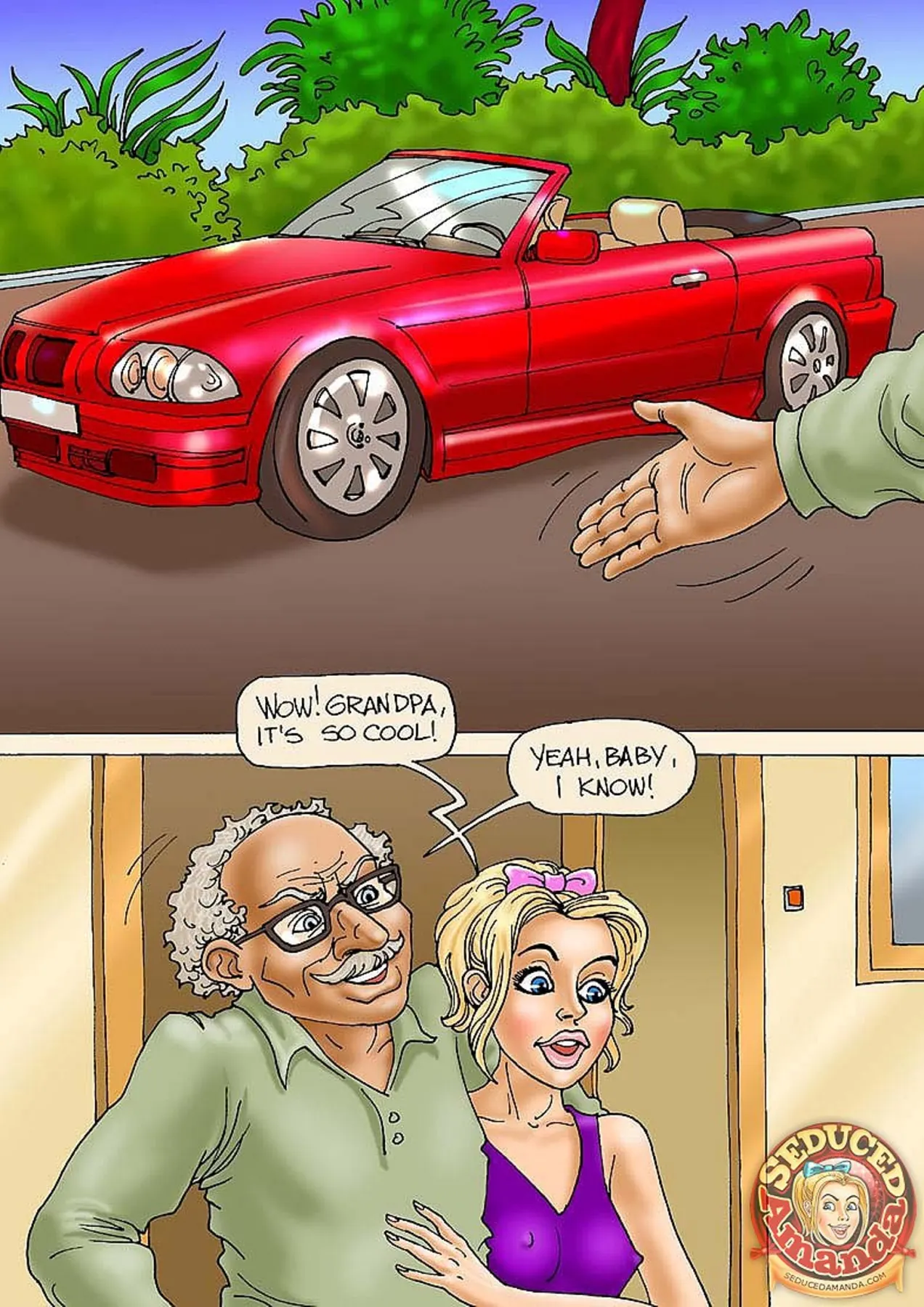 Seduced Amanda  (Chapter 17 - Grandpa And His New Ride) — page 2