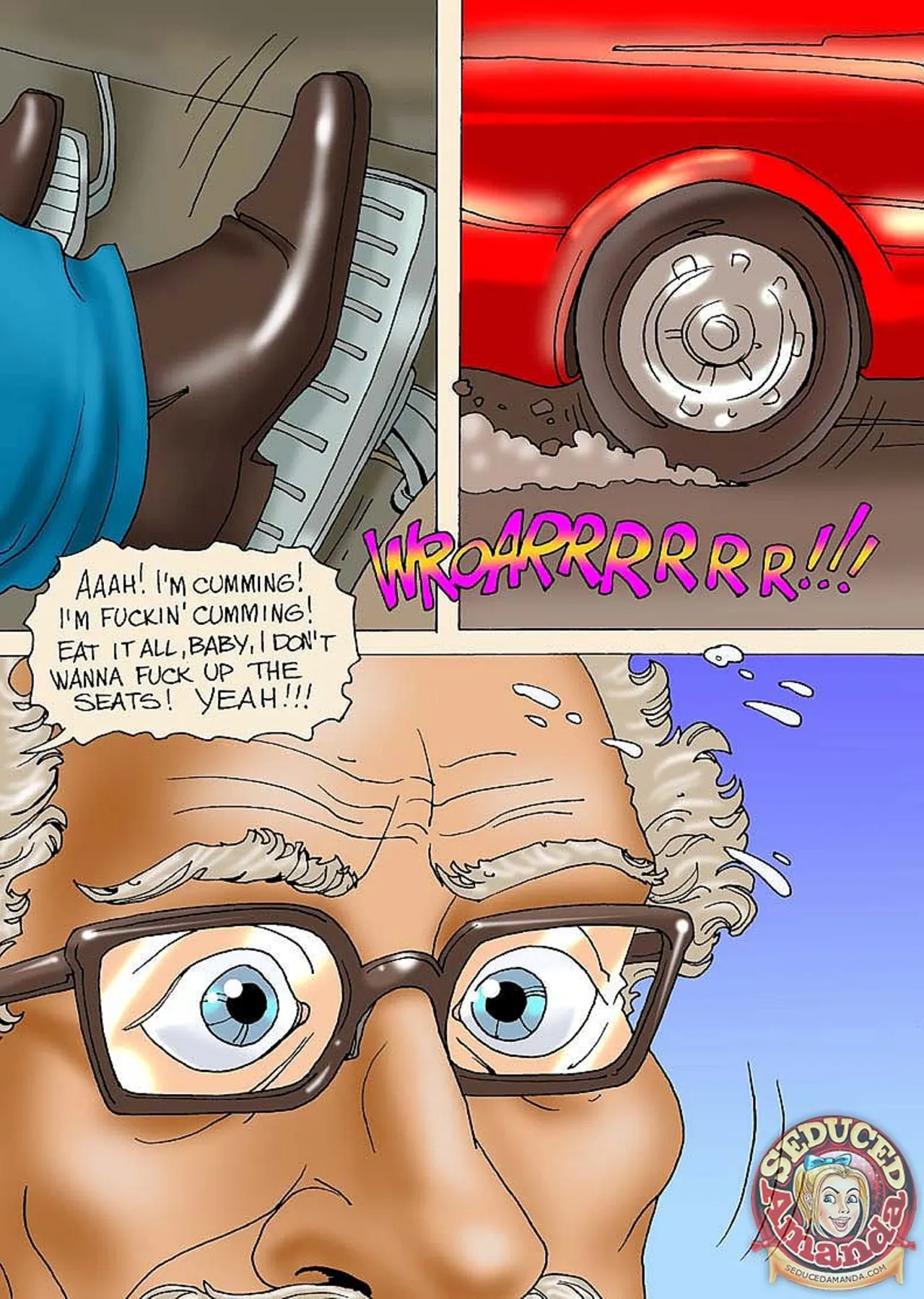 Seduced Amanda  (Chapter 17 - Grandpa And His New Ride) — page 14