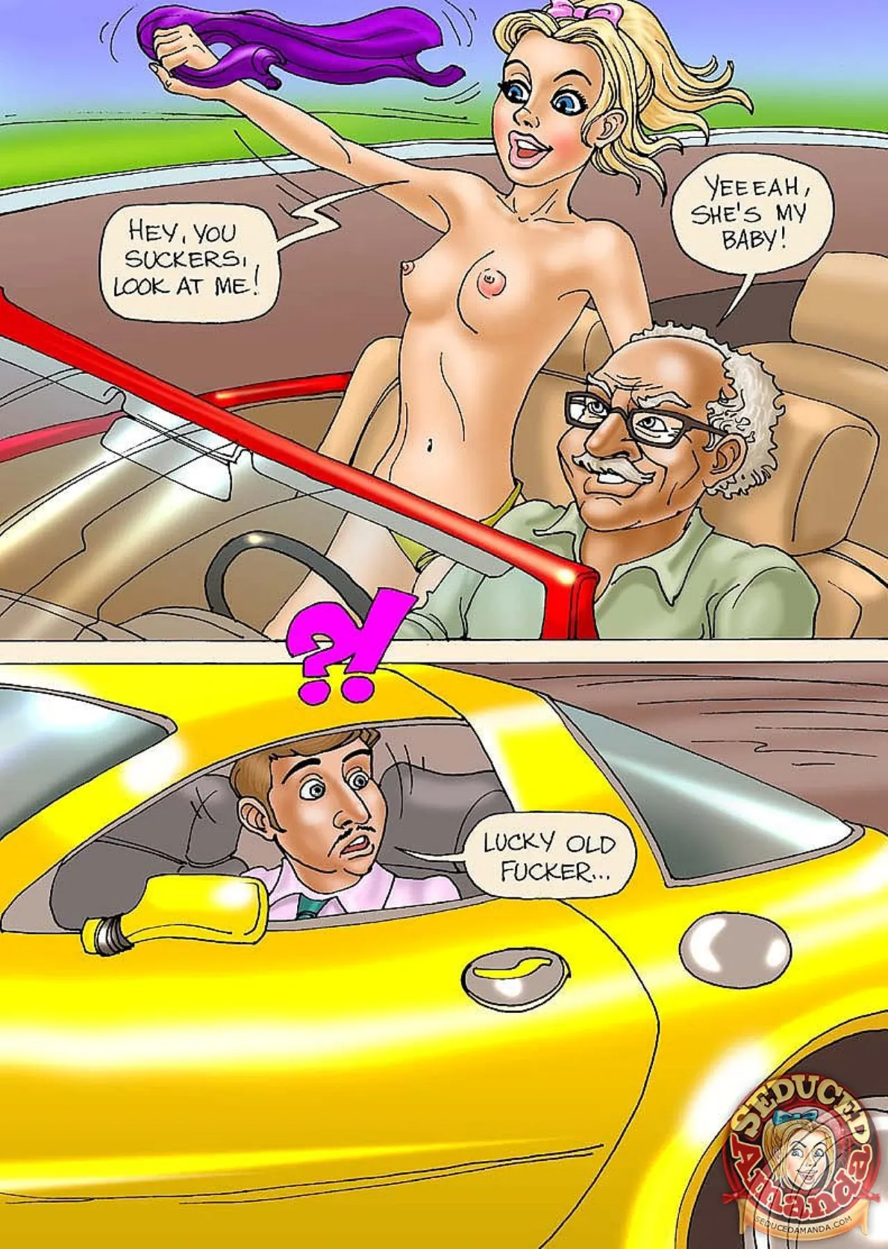 Seduced Amanda  (Chapter 17 - Grandpa And His New Ride) — page 5