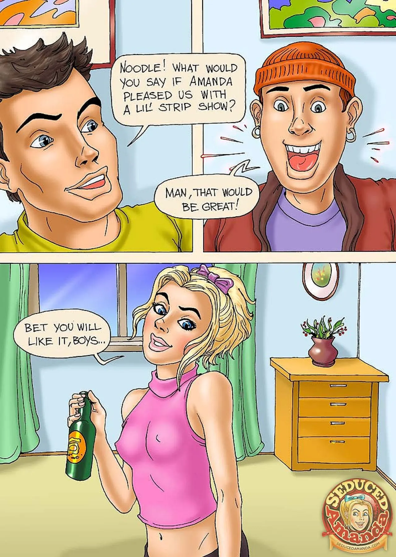 Seduced Amanda  (Chapter 14 - Dad Sudden Return) — page 3