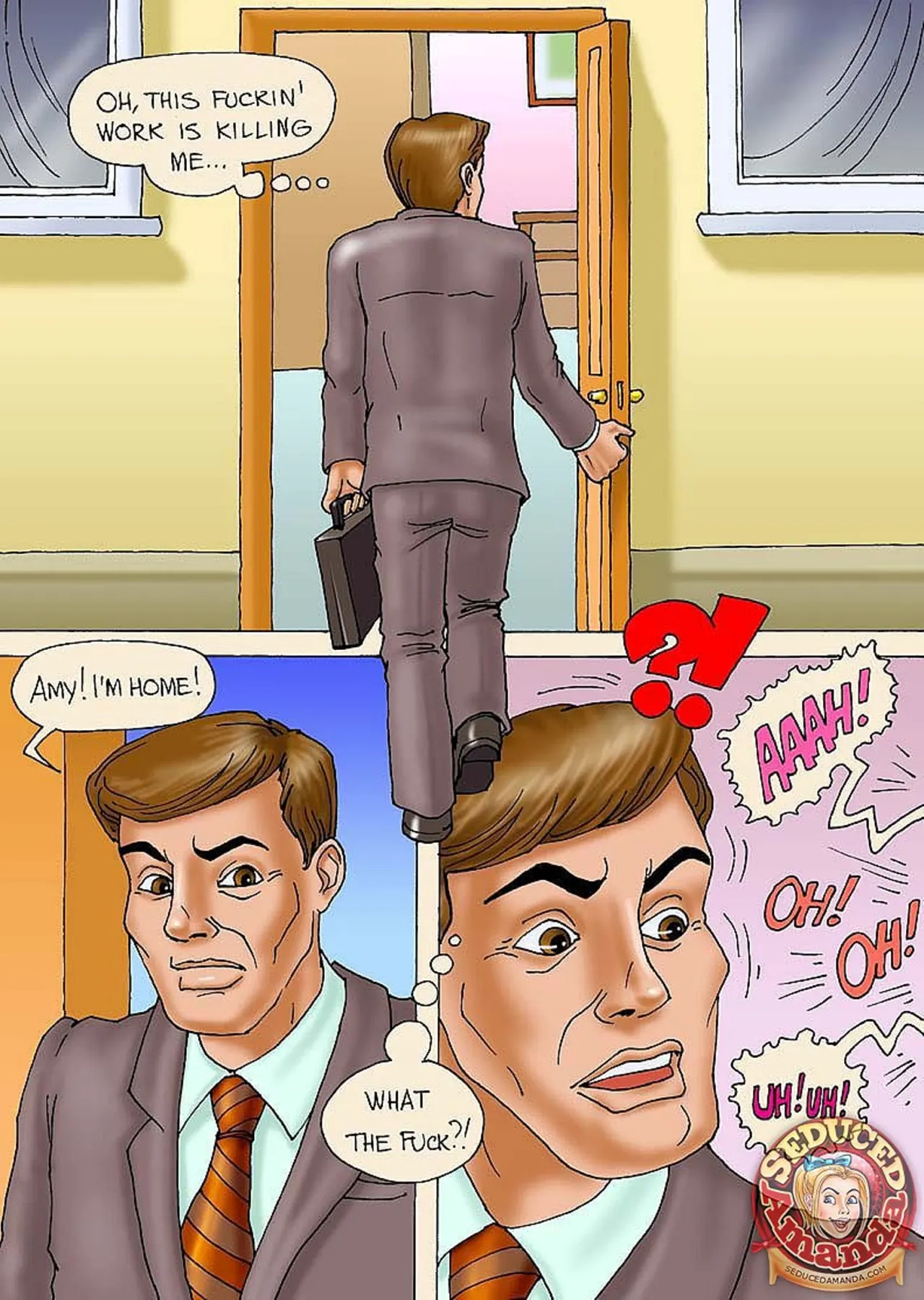 Seduced Amanda  (Chapter 14 - Dad Sudden Return) — page 10